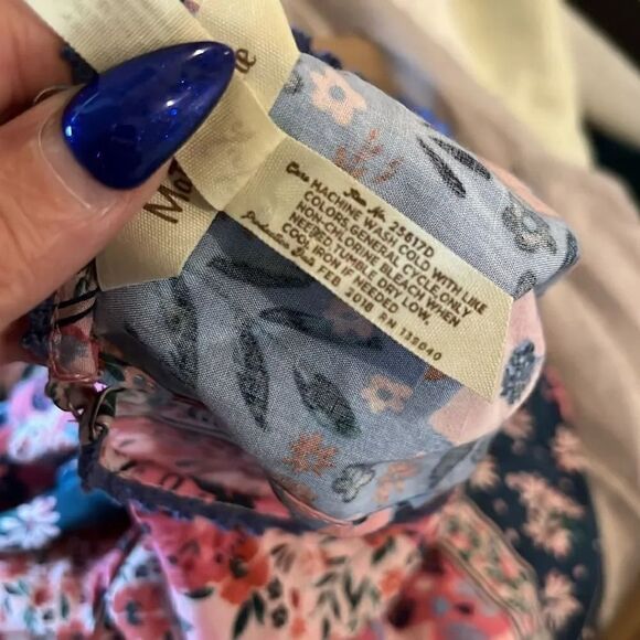 Matilda Jane Floral Patchwork Cottage-core Prairie Style Maxi Dress, S! - Picture 12 of 12